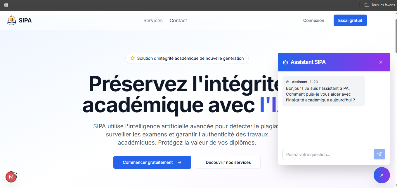 SIPA - Academic Integrity System